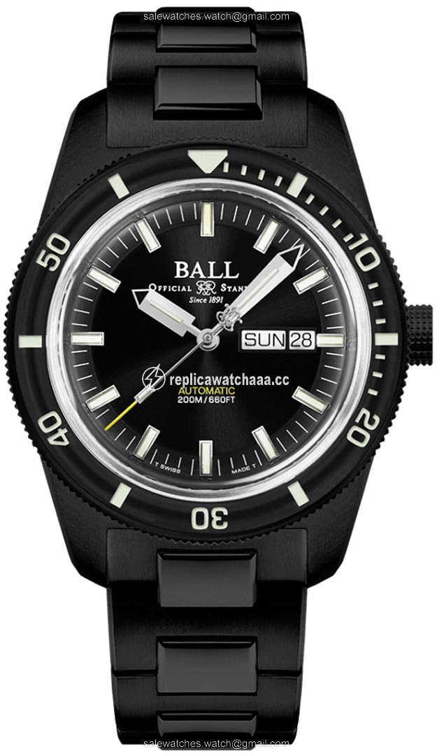 DM3208B-S4-BK Ball Watch Engineer II Skindiver Heritage Mens Watch DM3208B-S4-BK Ball Watch Engineer II Skindiver Heritage Mens Watch
