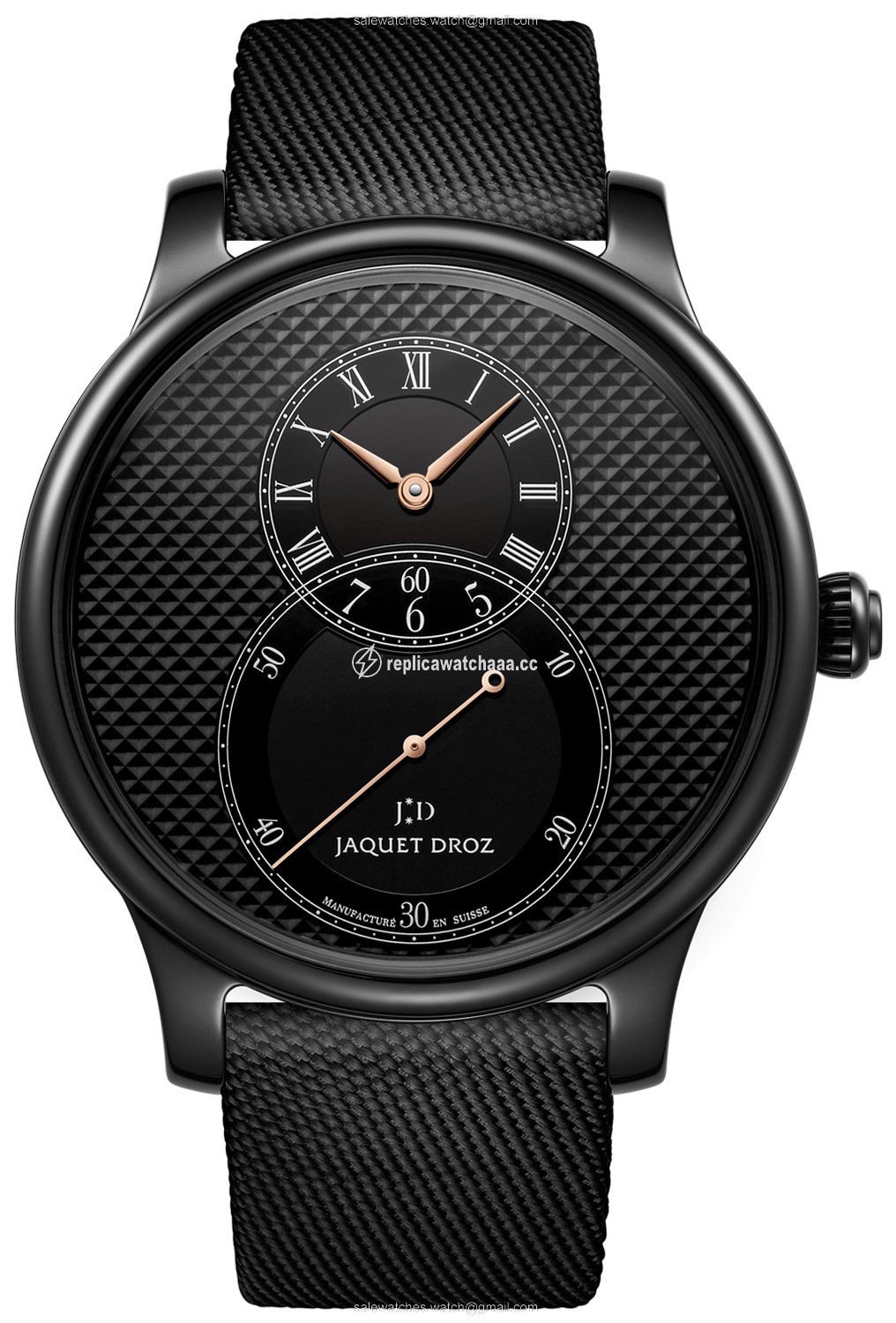 j003035540 Clous de Paris Jaquet Droz Grande Seconde Ceramic 44mm Mens Watch j003035540 Clous de Paris Jaquet Droz Grande Seconde Ceramic 44mm Mens Watch