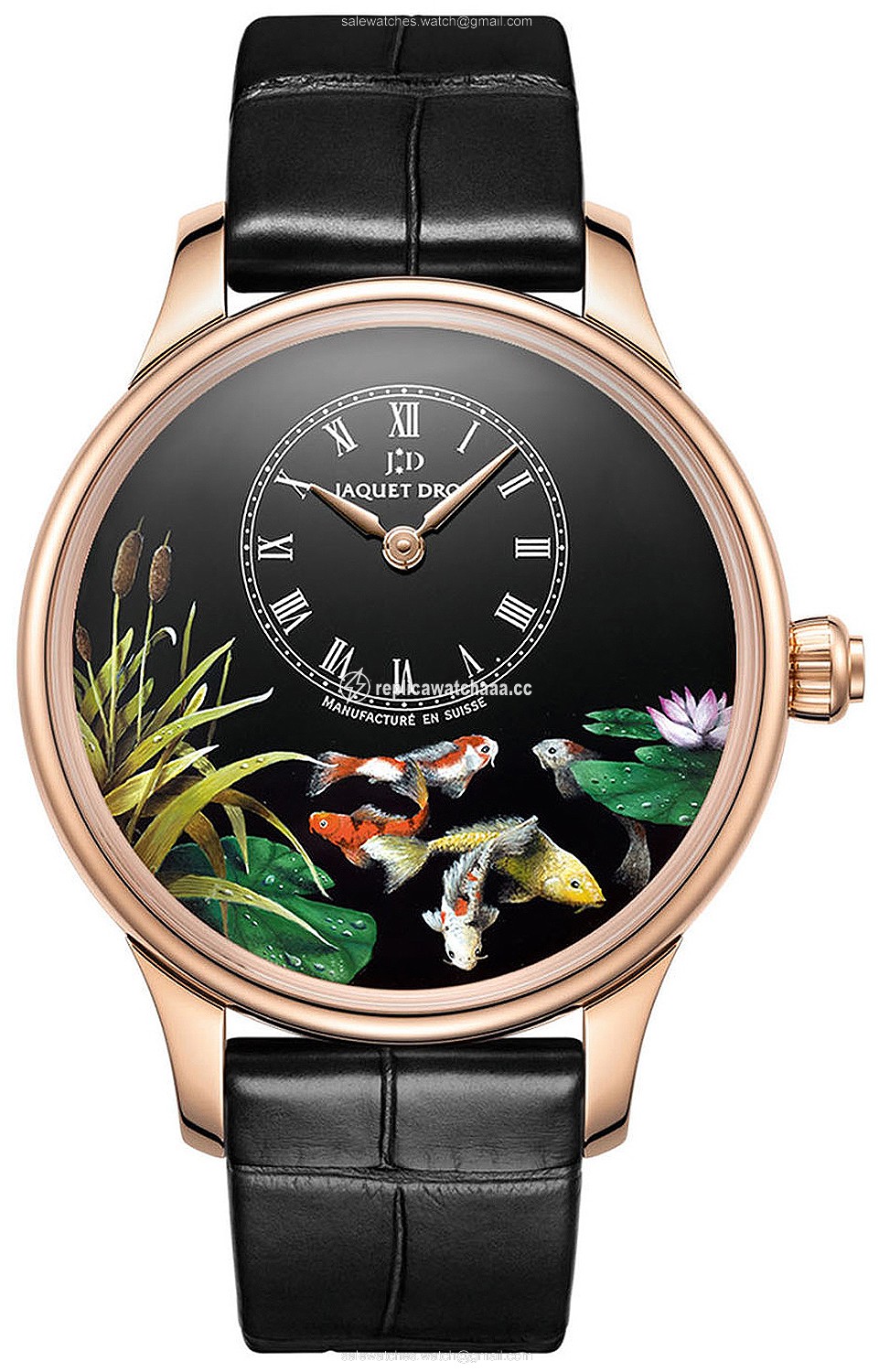 j005013218 CARPS Jaquet Droz Les Ateliers d'Art Petite Heure Minute Enamel Painting 39mm Ladies Watch j005013218 CARPS Jaquet Droz Les Ateliers d'Art Petite Heure Minute Enamel Painting 39mm Ladies Watch