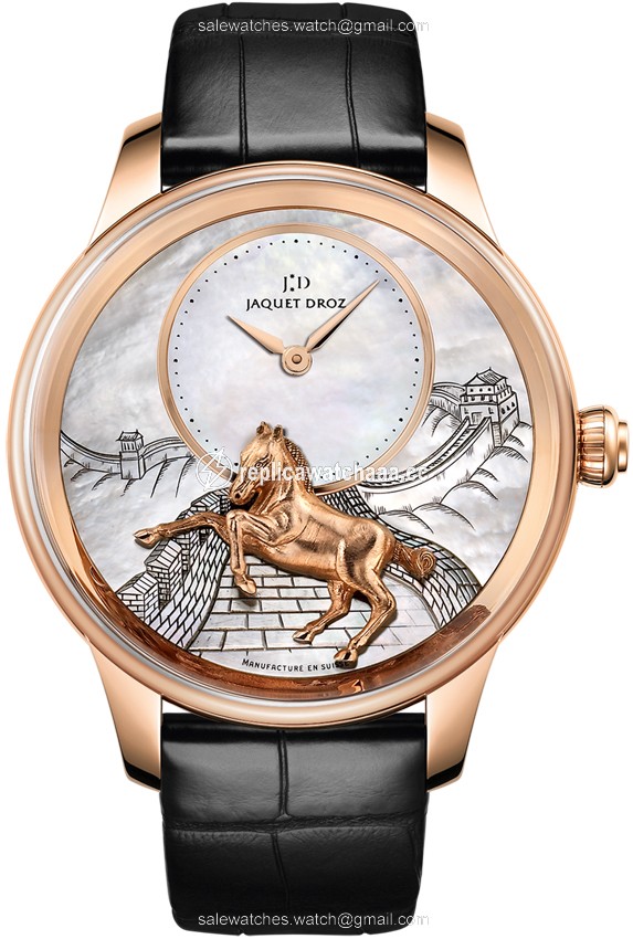 j005023275 HORSE Jaquet Droz Les Ateliers d'Art Petite Heure Minute Relief Mens Watch j005023275 HORSE Jaquet Droz Les Ateliers d'Art Petite Heure Minute Relief Mens Watch