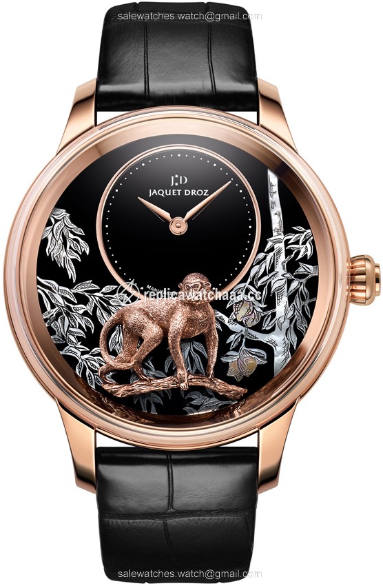 j005023281 MONKEY Jaquet Droz Les Ateliers d'Art Petite Heure Minute Relief Mens Watch j005023281 MONKEY Jaquet Droz Les Ateliers d'Art Petite Heure Minute Relief Mens Watch
