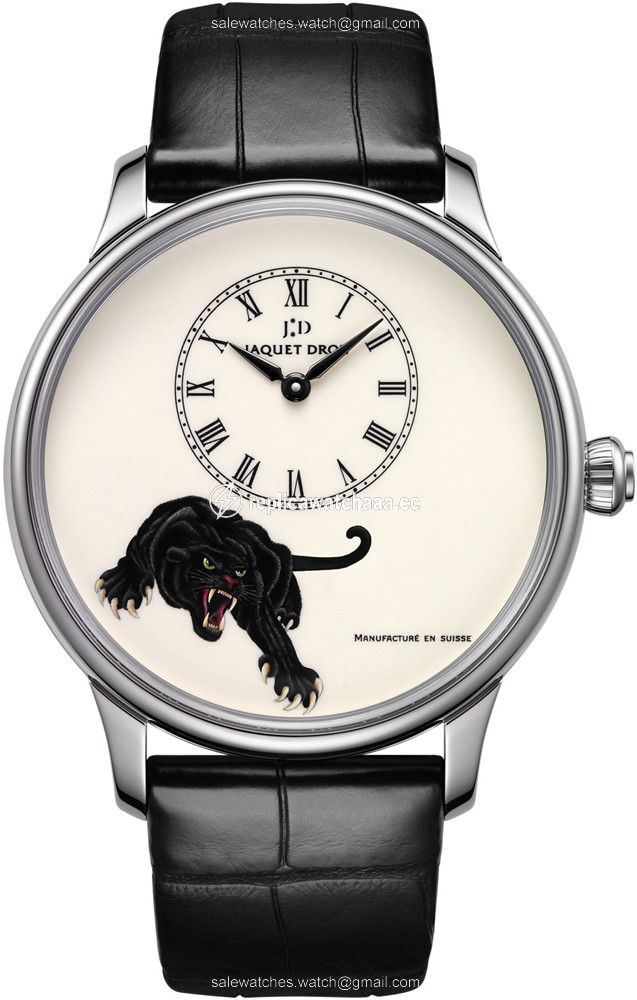 j005034234 PANTHERE Jaquet Droz Les Ateliers d'Art Petite Heure Minute Enamel Painting 43mm Mens Watch j005034234 PANTHERE Jaquet Droz Les Ateliers d'Art Petite Heure Minute Enamel Painting 43mm Mens Watch