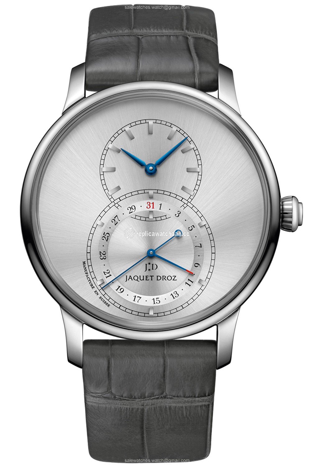 j007030247 Jaquet Droz Grande Seconde Quantieme 43mm Mens Watch j007030247 Jaquet Droz Grande Seconde Quantieme 43mm Mens Watch