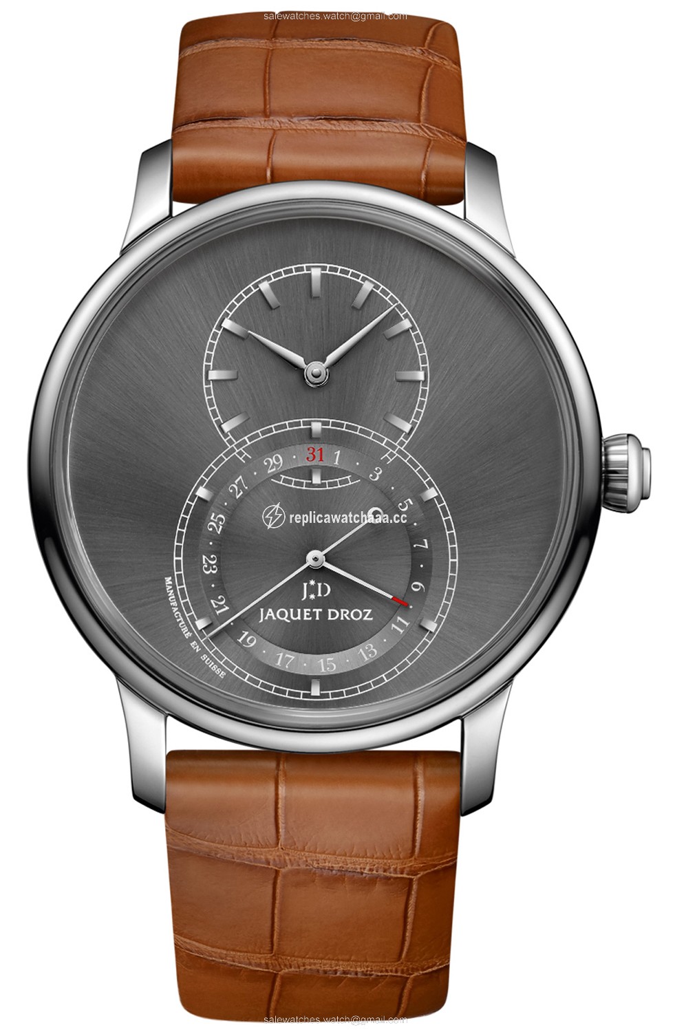 j007030248 Jaquet Droz Grande Seconde Quantieme 43mm Mens Watch j007030248 Jaquet Droz Grande Seconde Quantieme 43mm Mens Watch