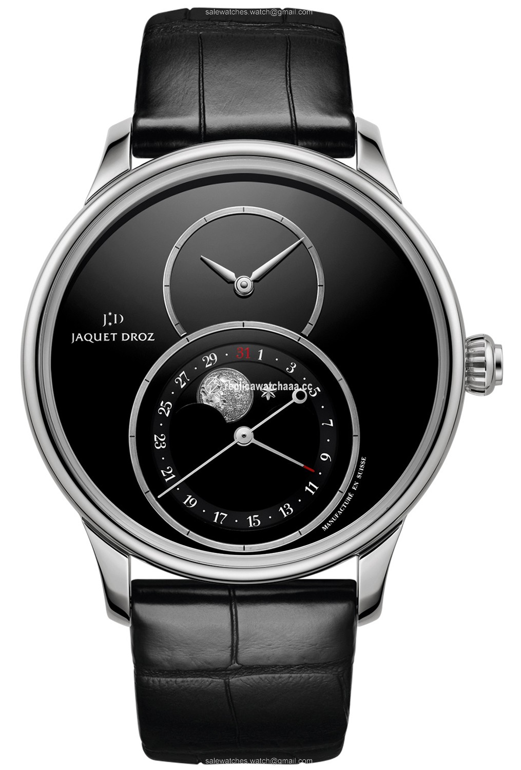 j007530270 Jaquet Droz Grande Seconde Moon 43mm Mens Watch j007530270 Jaquet Droz Grande Seconde Moon 43mm Mens Watch