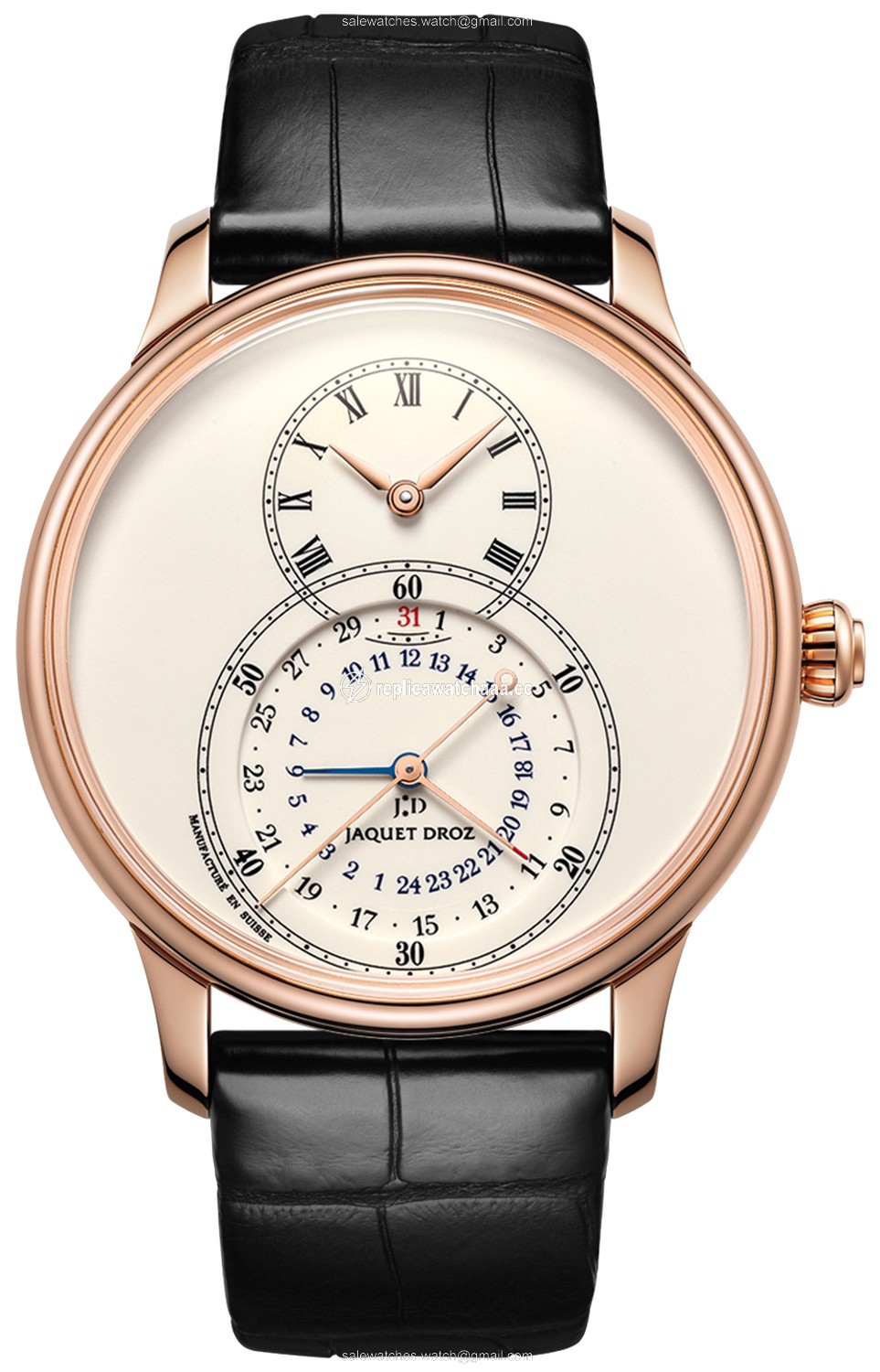 j016033200 Jaquet Droz Grande Seconde Dual Time 43mm Mens Watch j016033200 Jaquet Droz Grande Seconde Dual Time 43mm Mens Watch