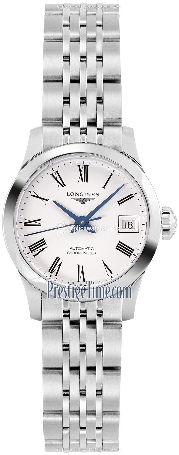 L2.320.4.11.6 L23204116 Longines Record 26mm Ladies Watch L2.320.4.11.6 L23204116 Longines Record 26mm Ladies Watch