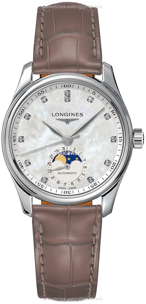 L2.409.4.87.4 L24094874 Longines Master Automatic Moonphase 34mm Ladies Watch L2.409.4.87.4 L24094874 Longines Master Automatic Moonphase 34mm Ladies Watch
