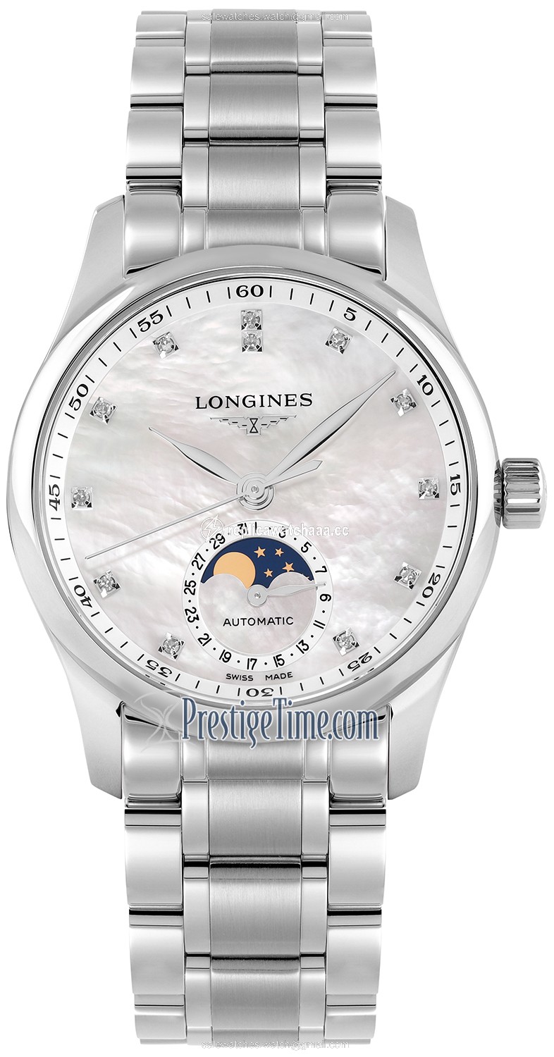L2.409.4.87.6 L24094876 Longines Master Automatic Moonphase 34mm Ladies Watch L2.409.4.87.6 L24094876 Longines Master Automatic Moonphase 34mm Ladies Watch