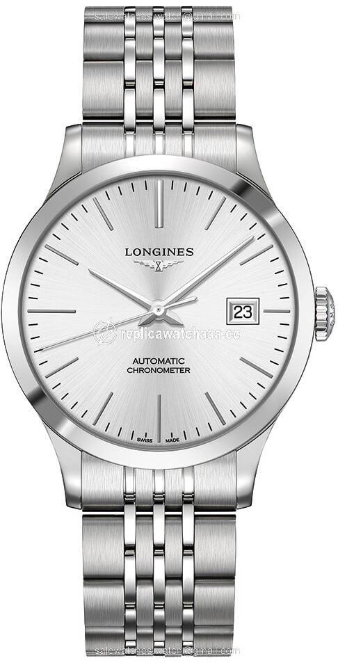 L2.820.4.72.6 L28204726 Longines Record 38.5mm Midsize Watch L2.820.4.72.6 L28204726 Longines Record 38.5mm Midsize Watch