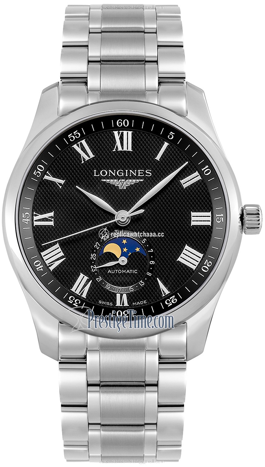 L2.909.4.51.6 L29094516 Longines Master Moonphase Automatic 40mm Mens Watch L2.909.4.51.6 L29094516 Longines Master Moonphase Automatic 40mm Mens Watch