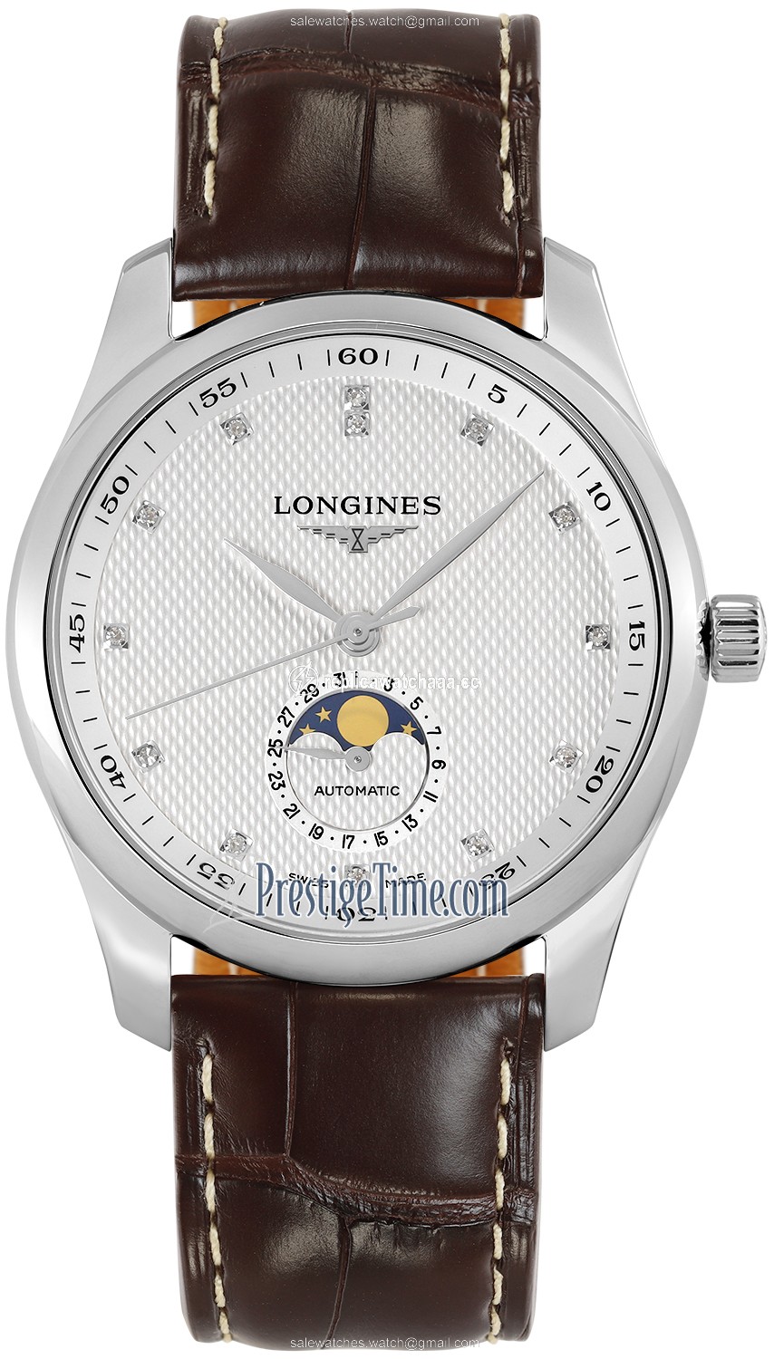 L2.909.4.77.3 L29094773 Longines Master Moonphase Automatic 40mm Mens Watch L2.909.4.77.3 L29094773 Longines Master Moonphase Automatic 40mm Mens Watch