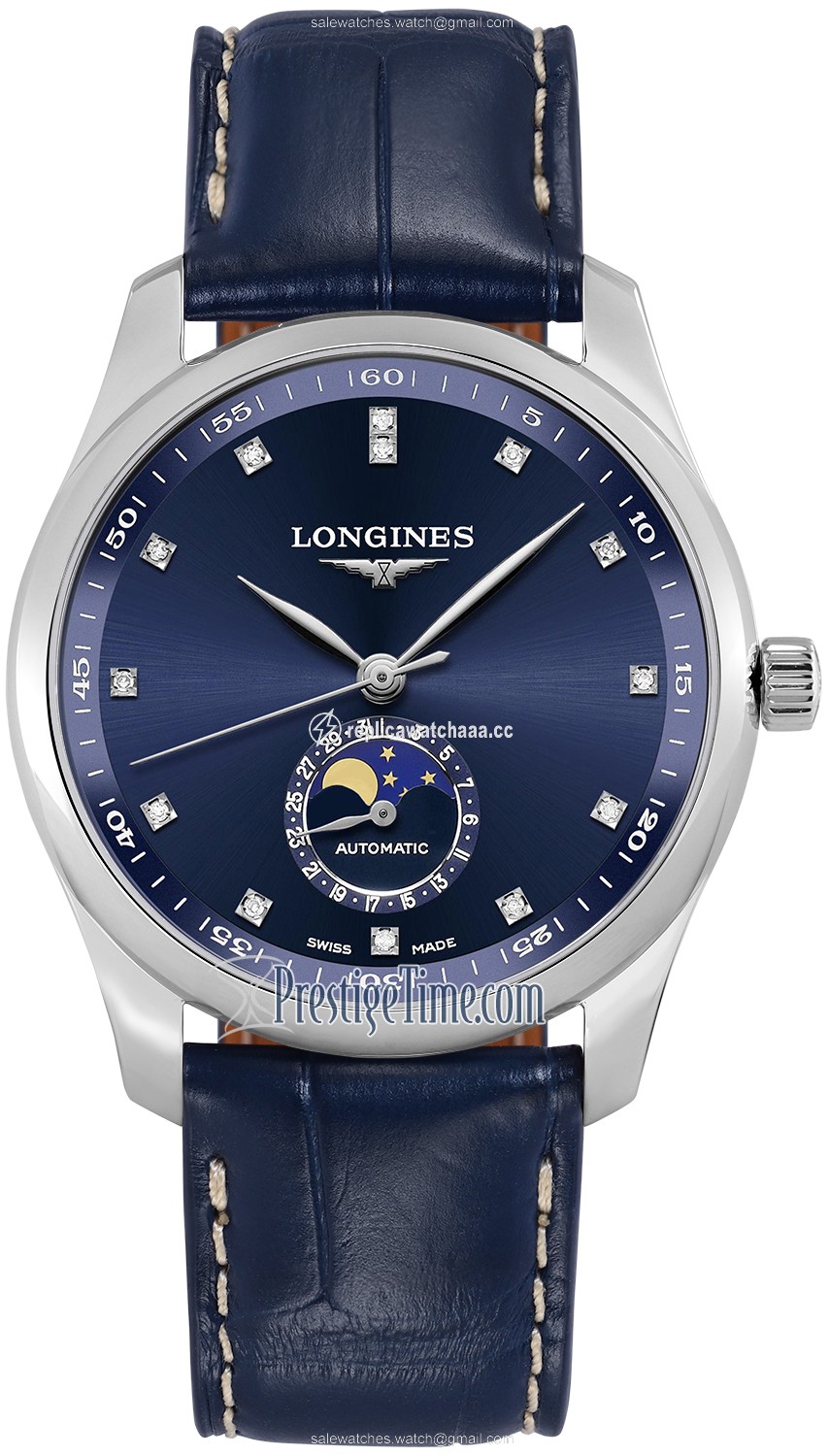 L2.909.4.97.0 L29094970 Longines Master Moonphase Automatic 40mm Mens Watch L2.909.4.97.0 L29094970 Longines Master Moonphase Automatic 40mm Mens Watch