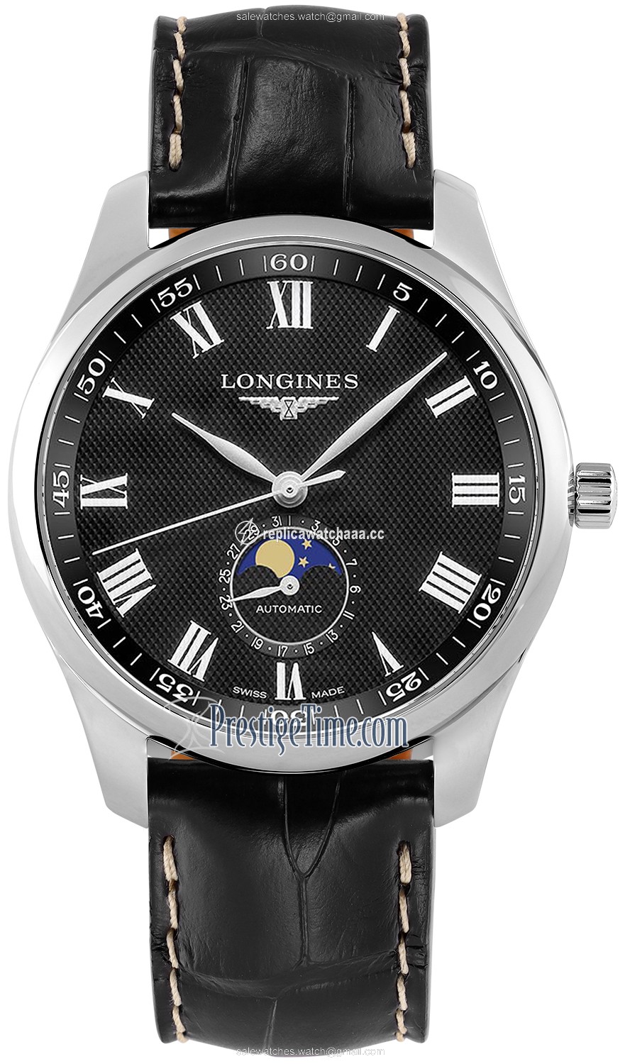 L2.919.4.51.7 L29194517 Longines Master Moonphase Automatic 42mm Mens Watch L2.919.4.51.7 L29194517 Longines Master Moonphase Automatic 42mm Mens Watch