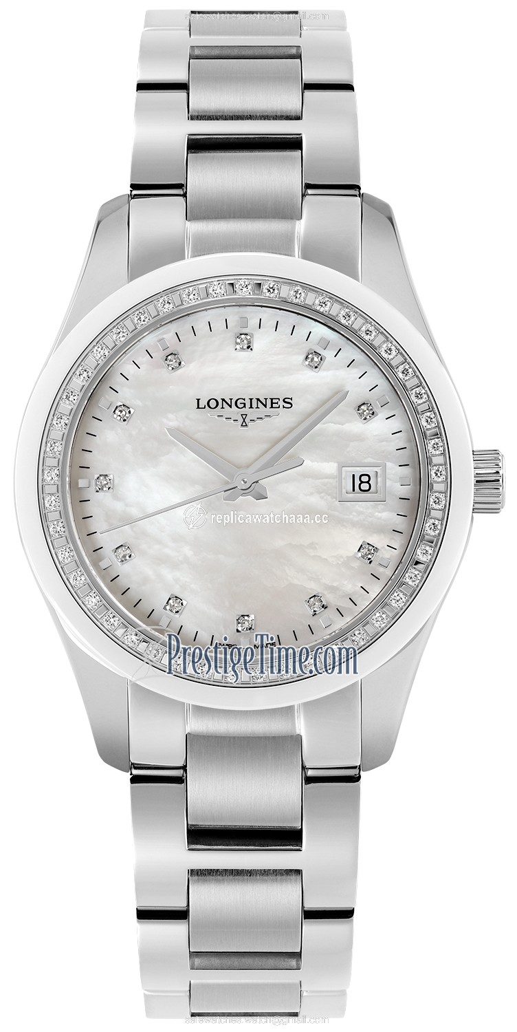 L2.387.0.87.6 L23870876 Longines Conquest Classic Quartz 36mm Ladies Watch L2.387.0.87.6 L23870876 Longines Conquest Classic Quartz 36mm Ladies Watch