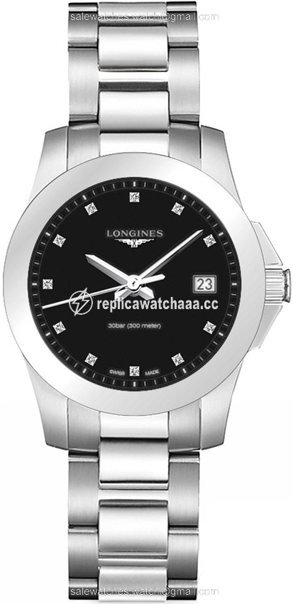L3.377.4.57.6 Longines Conquest Quartz 34mm Ladies Watch L3.377.4.57.6 Longines Conquest Quartz 34mm Ladies Watch