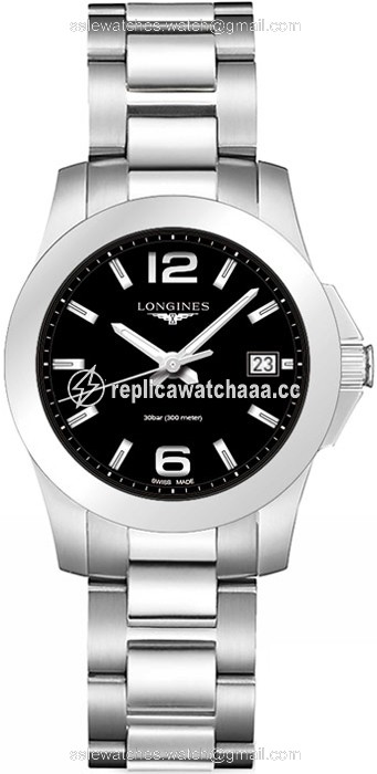 L3.377.4.58.6 Longines Conquest Quartz 34mm Ladies Watch L3.377.4.58.6 Longines Conquest Quartz 34mm Ladies Watch