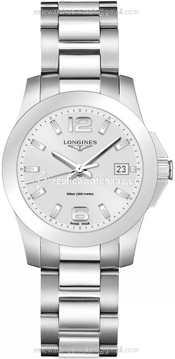 L3.377.4.76.6 Longines Conquest Quartz 34mm Ladies Watch L3.377.4.76.6 Longines Conquest Quartz 34mm Ladies Watch