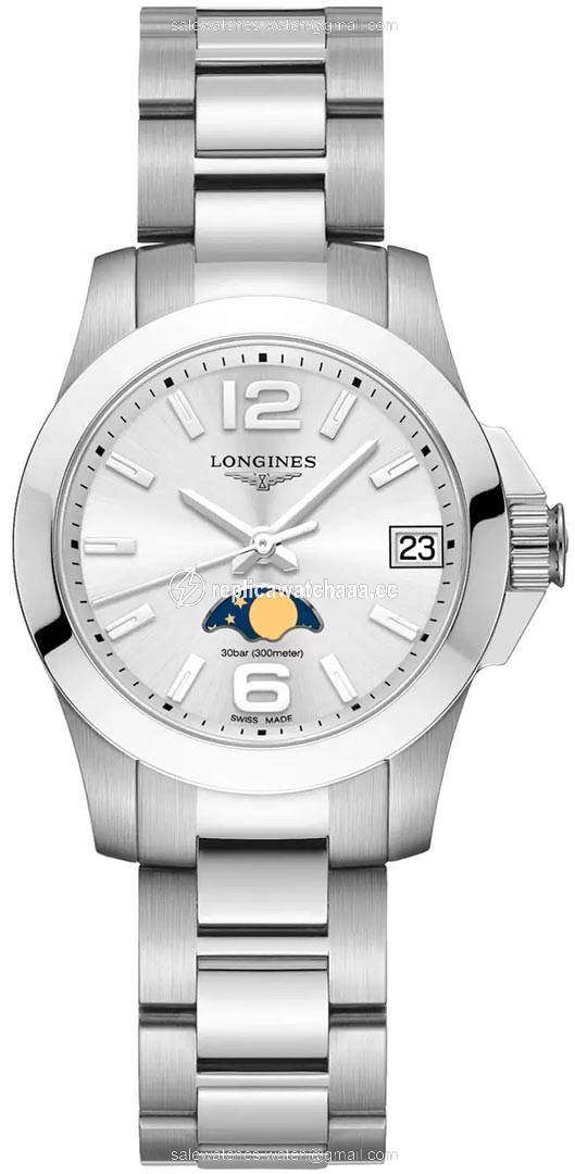L3.380.4.76.6 L33804766 Longines Conquest Quartz Ladies 29.5mm Ladies Watch L3.380.4.76.6 L33804766 Longines Conquest Quartz Ladies 29.5mm Ladies Watch