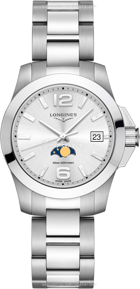 L3.381.4.76.6 L33814766 Longines Conquest Quartz 34mm Ladies Watch L3.381.4.76.6 L33814766 Longines Conquest Quartz 34mm Ladies Watch
