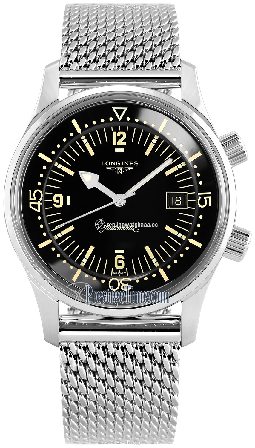 L3.774.4.50.6 L37744506 Longines Legend Diver Automatic Mens Watch L3.774.4.50.6 L37744506 Longines Legend Diver Automatic Mens Watch