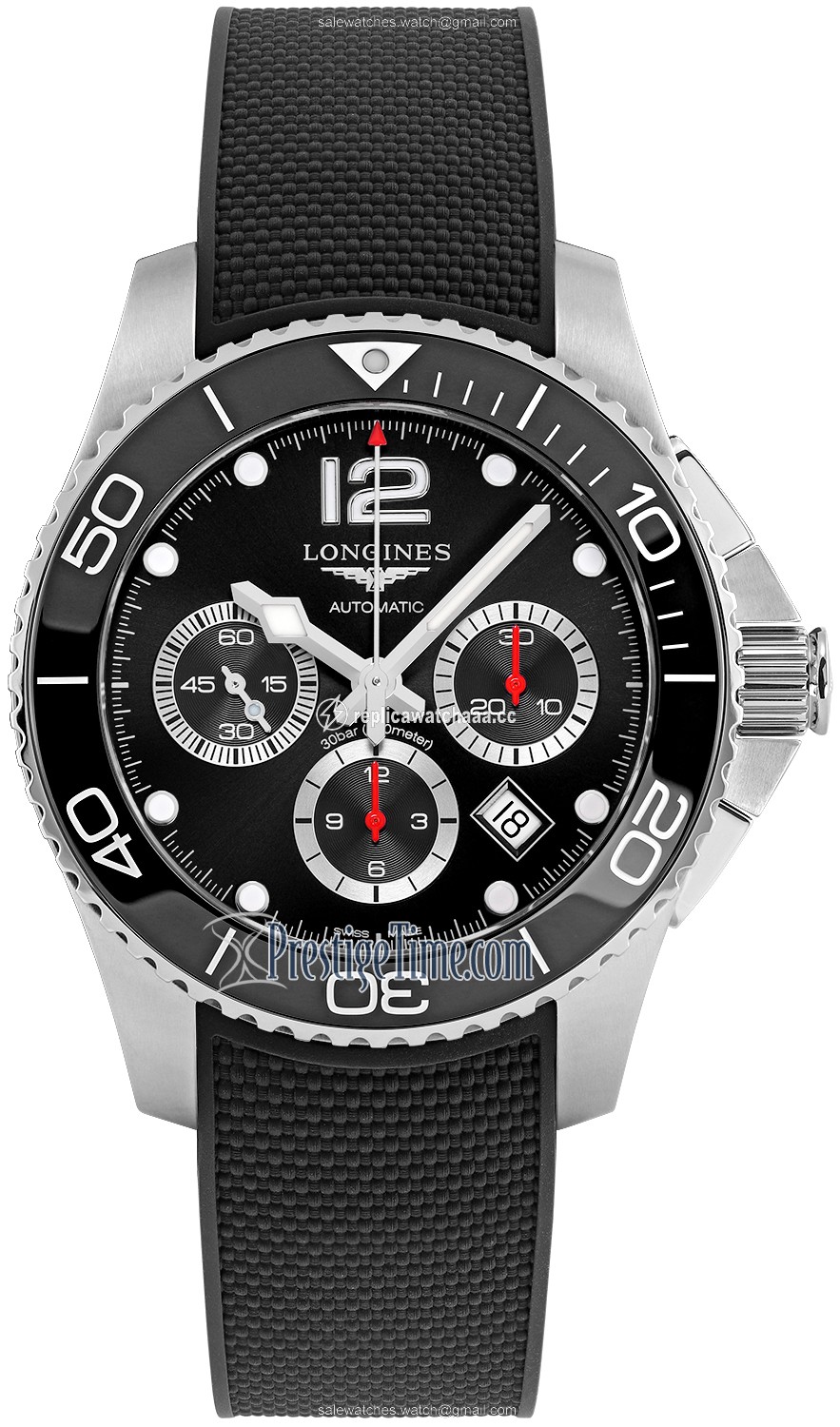 L3.883.4.56.9 L38834569 Longines HydroConquest Automatic Chronograph 43mm Mens Watch L3.883.4.56.9 L38834569 Longines HydroConquest Automatic Chronograph 43mm Mens Watch