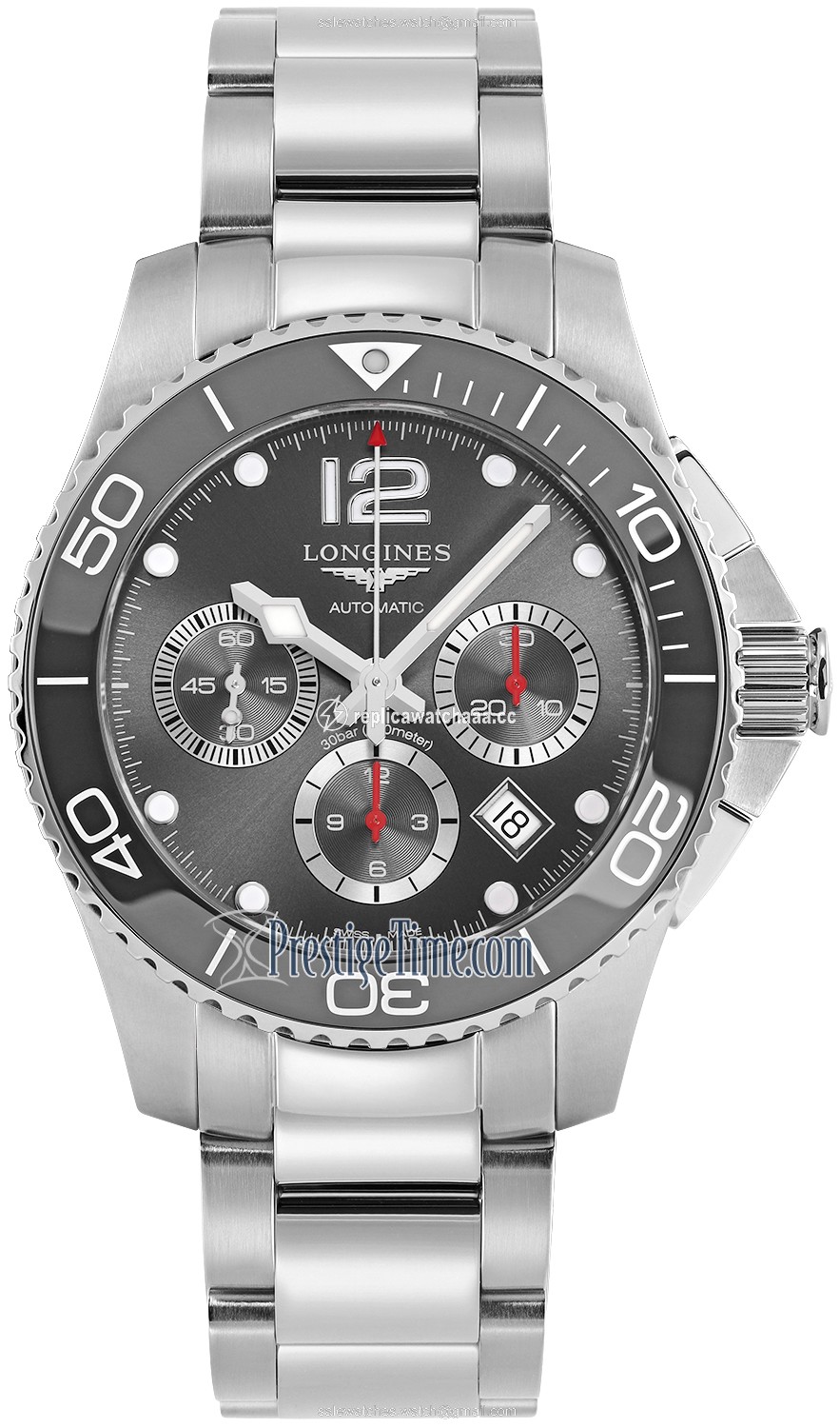 L3.883.4.76.6 L38834766 Longines HydroConquest Automatic Chronograph 43mm Mens Watch L3.883.4.76.6 L38834766 Longines HydroConquest Automatic Chronograph 43mm Mens Watch