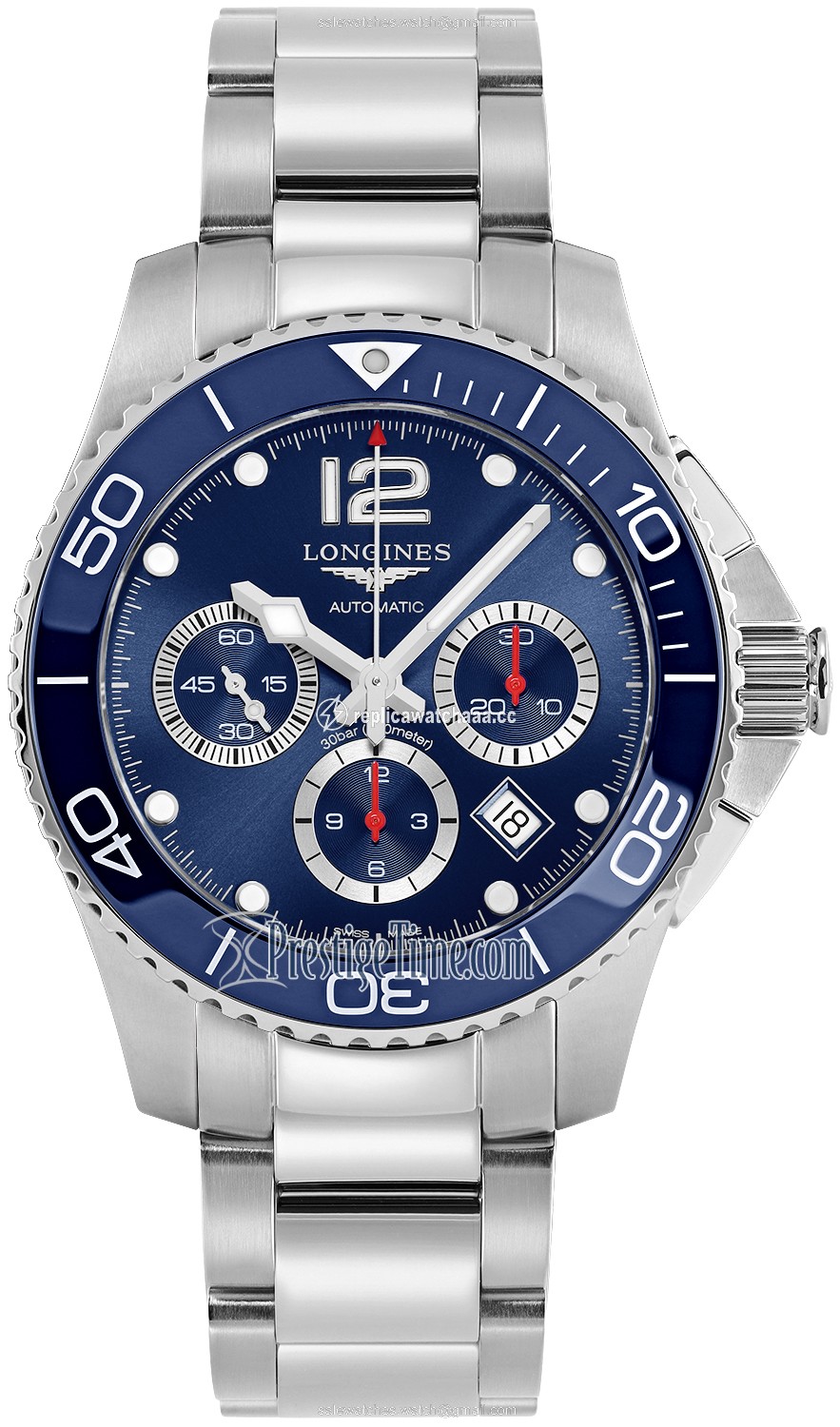 L3.883.4.96.6 L38834966 Longines HydroConquest Automatic Chronograph 43mm Mens Watch L3.883.4.96.6 L38834966 Longines HydroConquest Automatic Chronograph 43mm Mens Watch
