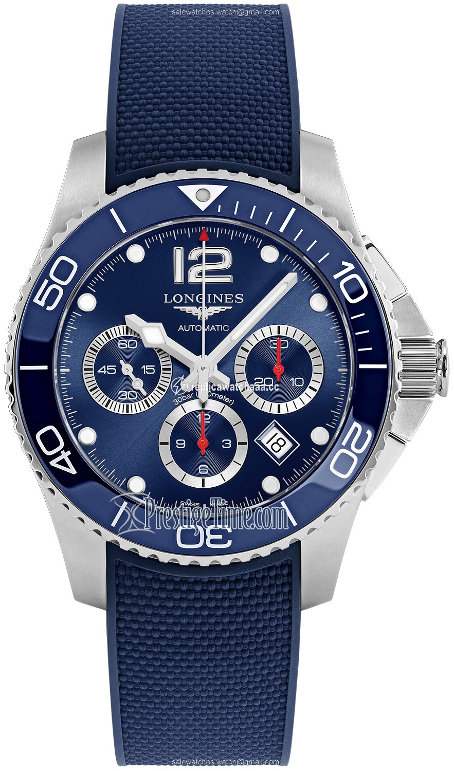 L3.883.4.96.9 L38834969 Longines HydroConquest Automatic Chronograph 43mm Mens Watch L3.883.4.96.9 L38834969 Longines HydroConquest Automatic Chronograph 43mm Mens Watch