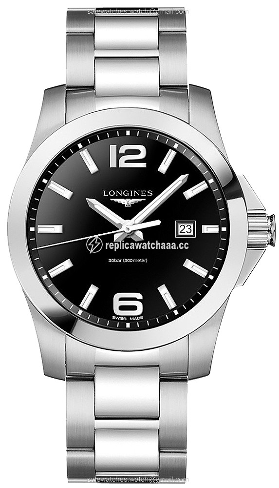 L3.760.4.56.6 Longines Conquest Quartz 43mm Mens Watch L3.760.4.56.6 Longines Conquest Quartz 43mm Mens Watch