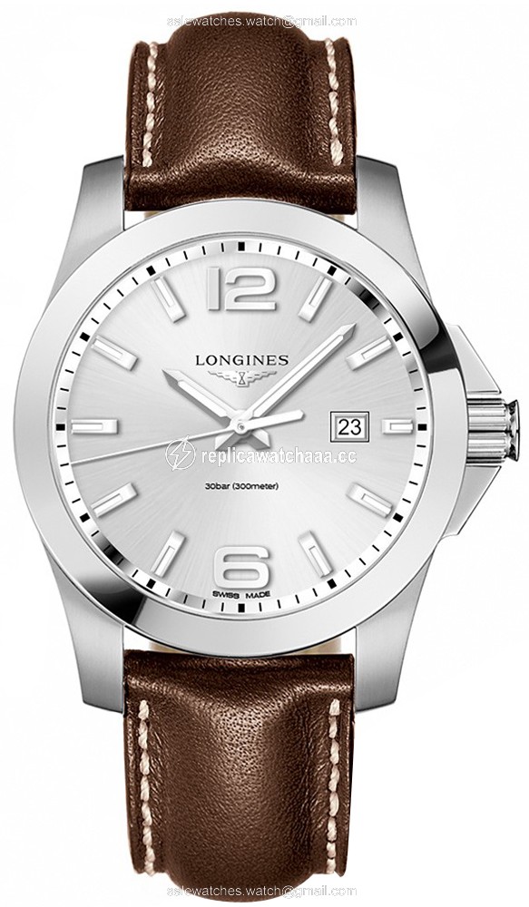 L3.760.4.76.5 Longines Conquest Quartz 43mm Mens Watch L3.760.4.76.5 Longines Conquest Quartz 43mm Mens Watch