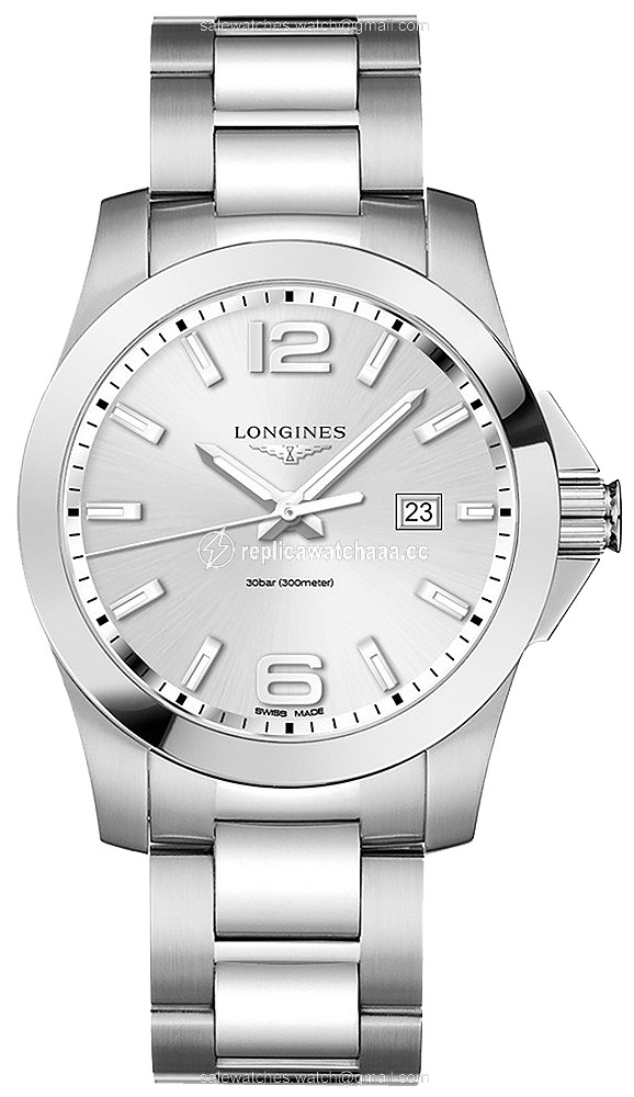 L3.760.4.76.6 Longines Conquest Quartz 43mm Mens Watch L3.760.4.76.6 Longines Conquest Quartz 43mm Mens Watch