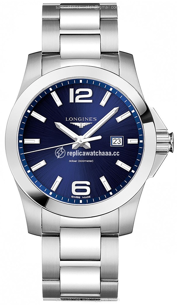 L3.760.4.96.6 Longines Conquest Quartz 43mm Mens Watch L3.760.4.96.6 Longines Conquest Quartz 43mm Mens Watch