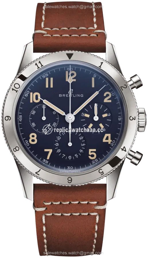LB0920131C1X1 Platinum Breitling AVI Ref 765 1953 Re-Edition Mens Watch LB0920131C1X1 Platinum Breitling AVI Ref 765 1953 Re-Edition Mens Watch