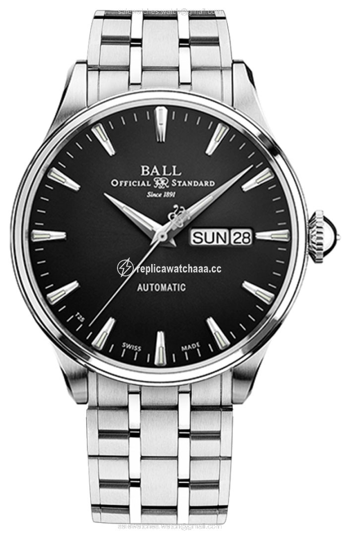 NM2080D-S1J-BK Ball Watch Trainmaster Eternity Mens Watch NM2080D-S1J-BK Ball Watch Trainmaster Eternity Mens Watch