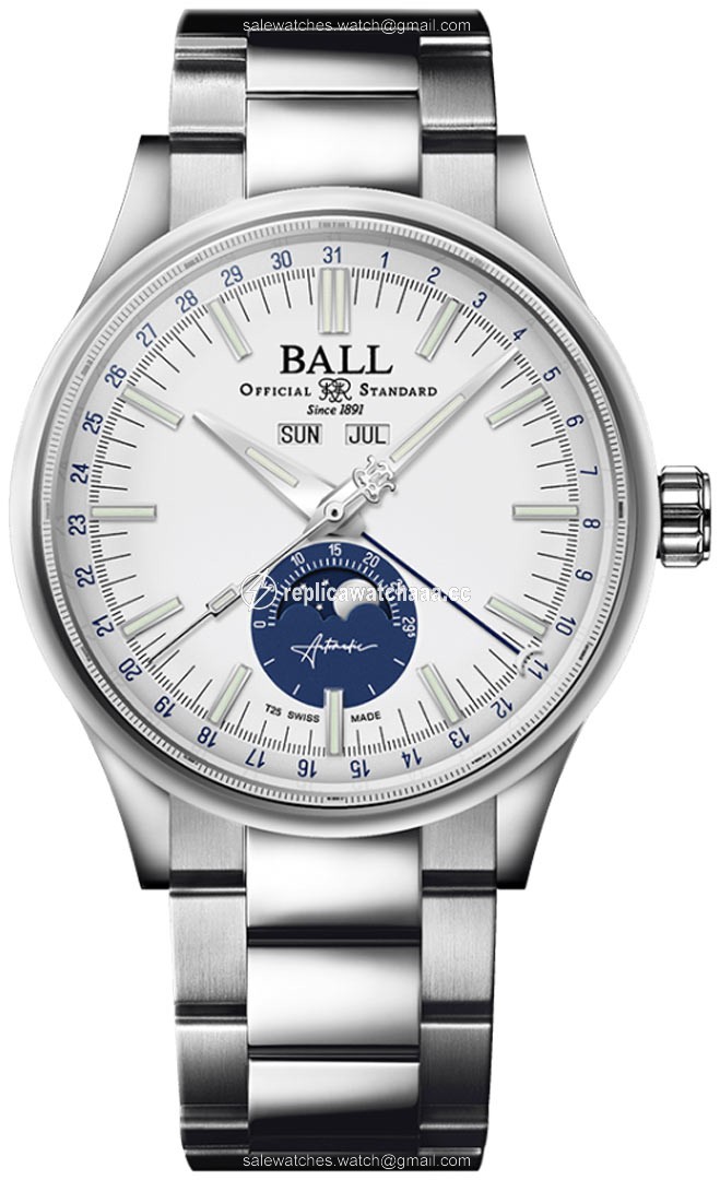 NM3016C-S1J-WH Ball Watch Engineer II Moon Calendar 40mm Mens Watch NM3016C-S1J-WH Ball Watch Engineer II Moon Calendar 40mm Mens Watch