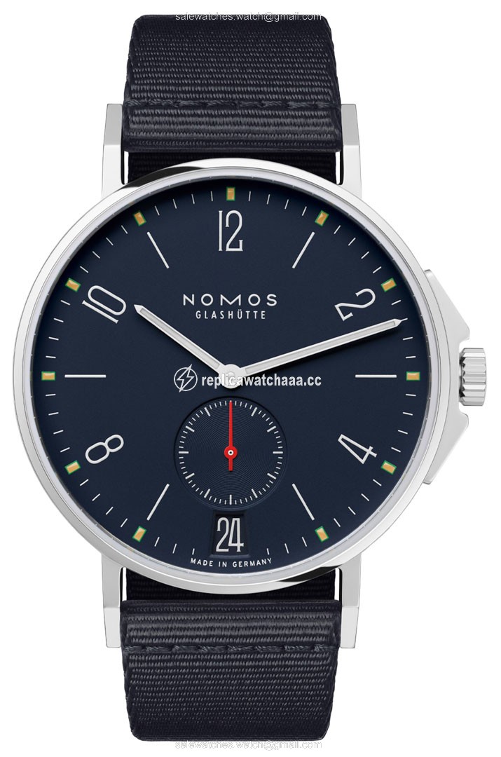 548 Atlantic Solid Case back Nomos Glashutte Ahoi Date 40.3mm Mens Watch 548 Atlantic Solid Case back Nomos Glashutte Ahoi Date 40.3mm Mens Watch