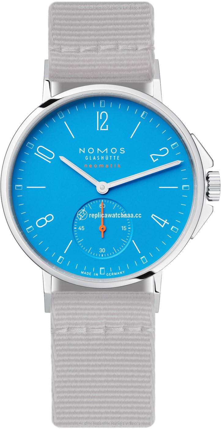 562 Signalblau Nomos Glashutte Ahoi Neomatik 36.3mm Midsize Watch 562 Signalblau Nomos Glashutte Ahoi Neomatik 36.3mm Midsize Watch