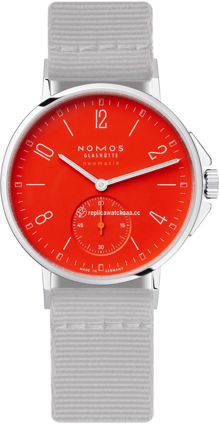 563 Signalrot Nomos Glashutte Ahoi Neomatik 36.3mm Midsize Watch 563 Signalrot Nomos Glashutte Ahoi Neomatik 36.3mm Midsize Watch