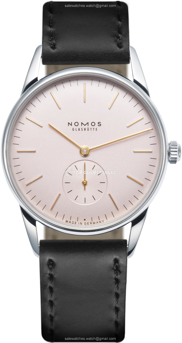 352 Rose Nomos Glashutte Orion 35mm Midsize Watch 352 Rose Nomos Glashutte Orion 35mm Midsize Watch