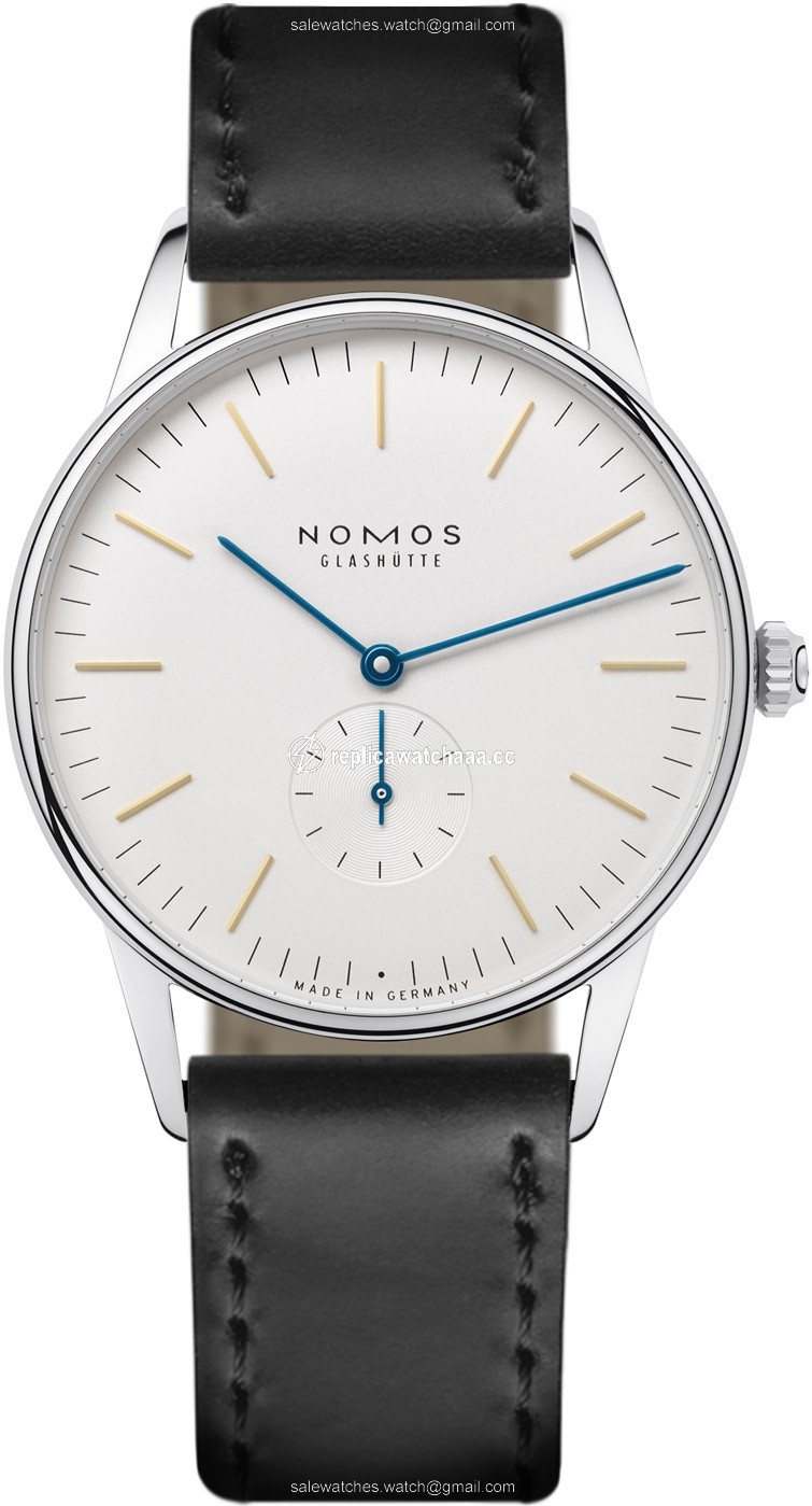 384 Sapphire Crystal Back Nomos Glashutte Orion 38mm Mens Watch 384 Sapphire Crystal Back Nomos Glashutte Orion 38mm Mens Watch