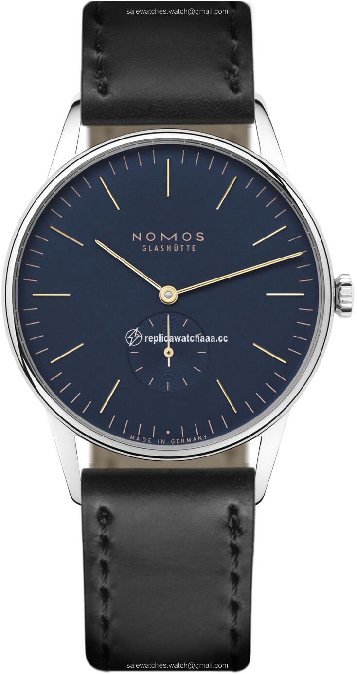 389 Sapphire Crystal Back Nomos Glashutte Orion 38mm Mens Watch 389 Sapphire Crystal Back Nomos Glashutte Orion 38mm Mens Watch