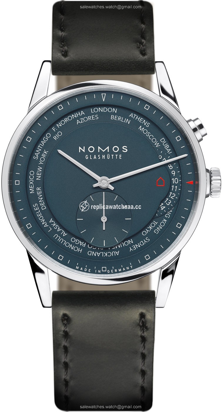 807 Nachtblau Nomos Glashutte Zurich Weltzeit 39.9mm Mens Watch 807 Nachtblau Nomos Glashutte Zurich Weltzeit 39.9mm Mens Watch