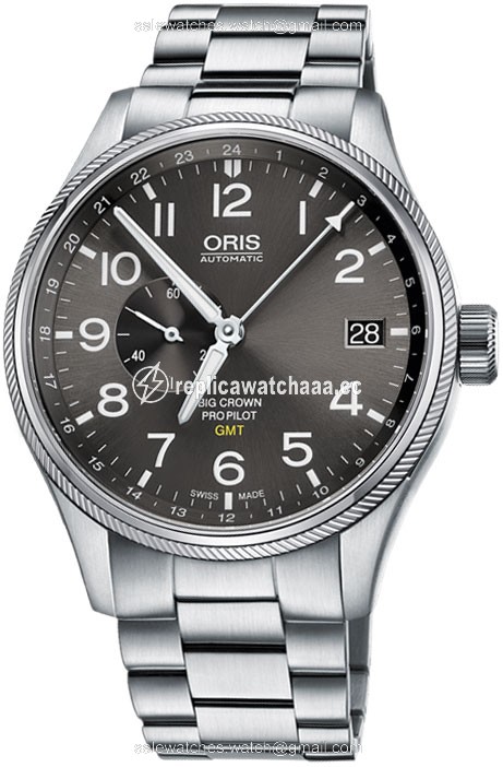 01 748 7710 4063-07 8 22 19 Oris Big Crown ProPilot GMT Small Seconds 45mm Mens Watch 01 748 7710 4063-07 8 22 19 Oris Big Crown ProPilot GMT Small Seconds 45mm Mens Watch
