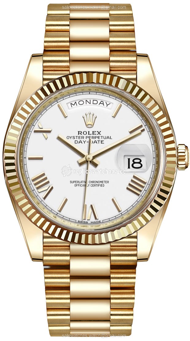 228238 White Roman Rolex Day-Date 40mm Yellow Gold Mens Watch 228238 White Roman Rolex Day-Date 40mm Yellow Gold Mens Watch