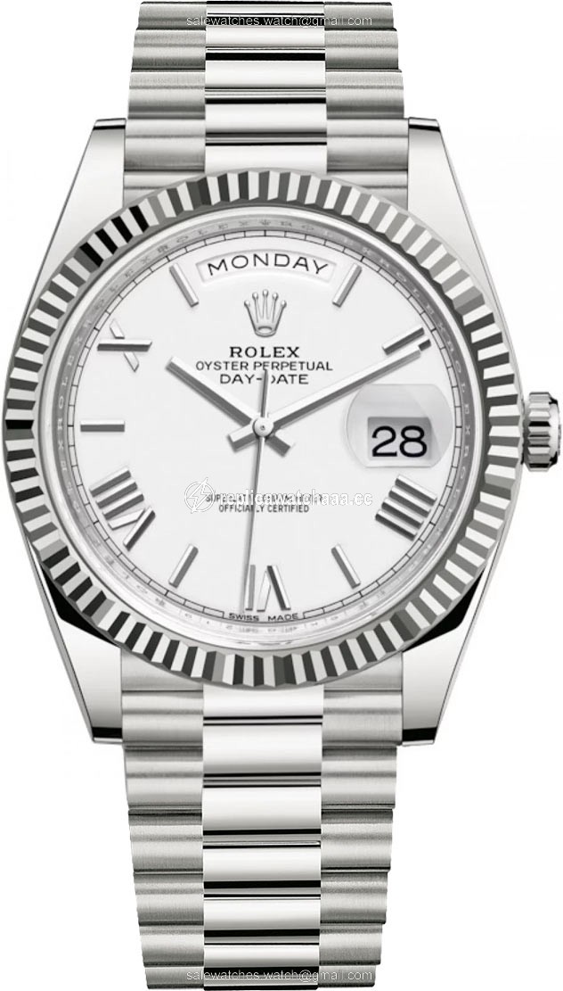 228239 White Roman Rolex Day-Date 40mm White Gold Mens Watch 228239 White Roman Rolex Day-Date 40mm White Gold Mens Watch