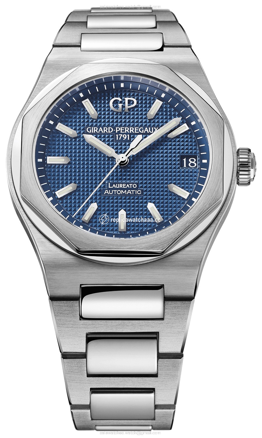 81010-11-431-11a Girard Perregaux Laureato Automatic 42mm Mens Watch 81010-11-431-11a Girard Perregaux Laureato Automatic 42mm Mens Watch