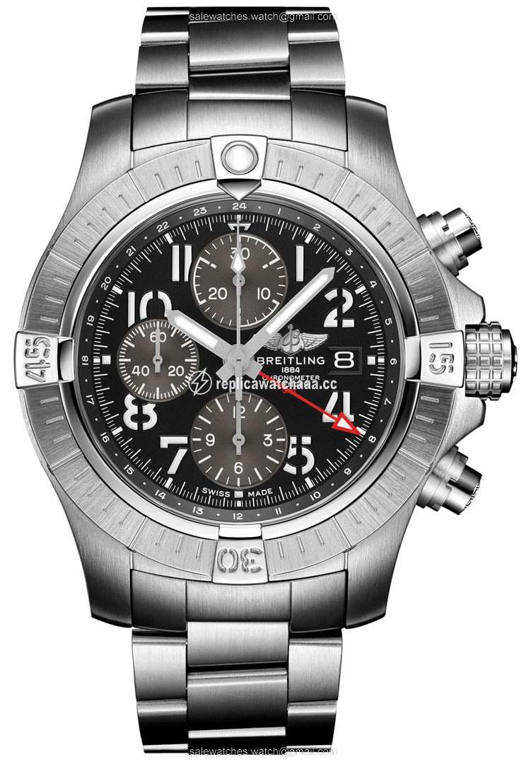 a24315101b1a1 Breitling Avenger Chronograph GMT 45 Mens Watch a24315101b1a1 Breitling Avenger Chronograph GMT 45 Mens Watch