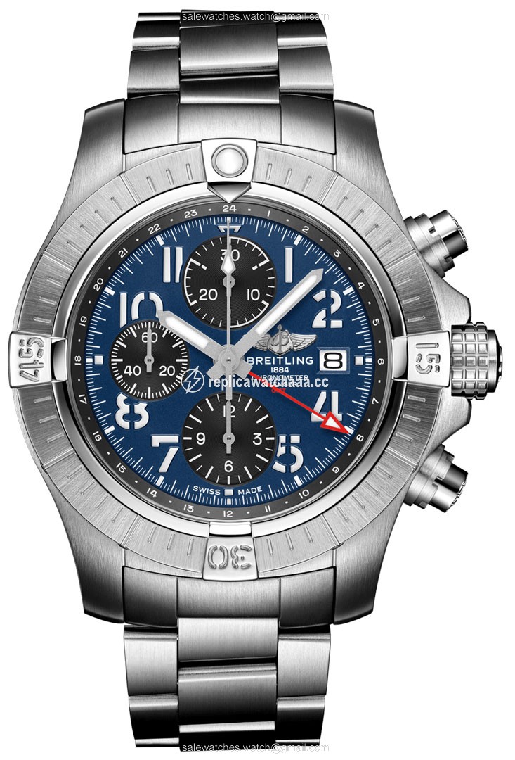 a24315101c1a1 Breitling Avenger Chronograph GMT 45 Mens Watch a24315101c1a1 Breitling Avenger Chronograph GMT 45 Mens Watch