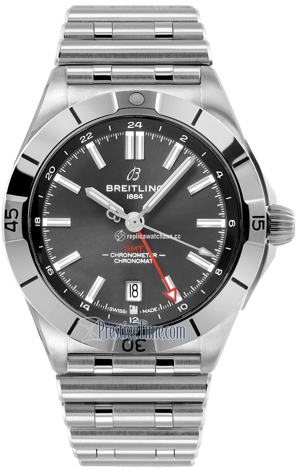 a32398101m1a1 Breitling Chronomat Automatic GMT 40 Mens Watch a32398101m1a1 Breitling Chronomat Automatic GMT 40 Mens Watch